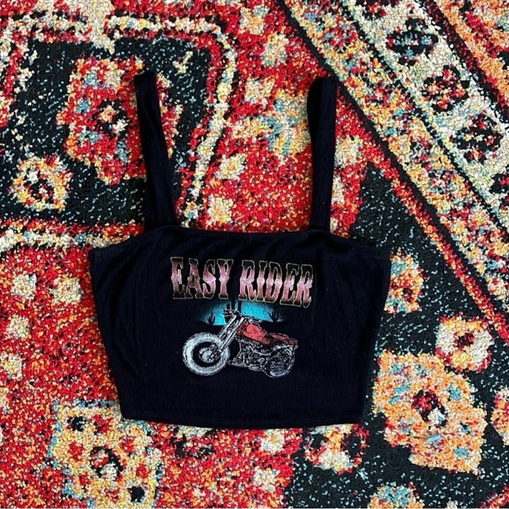 Easy Rider Cropped Tank